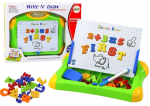 Magnetinė pie&scaron;imo lenta su priedais Lean Toys Write N' Draw, 30x24,5 cm