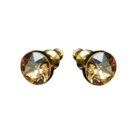 Auskarai &bdquo;Klasika (Golden Shadow)&ldquo; su Swarovskio kristalais DS03A250