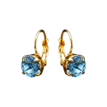 Auskarai moterims DiamondSky &bdquo;Glory (Aquamarine Blue)&ldquo; su Swarovski kristalais