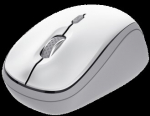 Trust Yvi+ Universalus Dviejų Rankų RF Wireless + Bluetooth Optinė Pelė 1600 DPI Baltos Spalvos