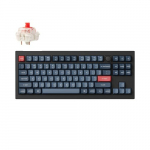 Belaidė žaidimų klaviatūra Keychron V3 Max Wireless V3M-D1 Gateron Jupiter Red, Anglų (US), juoda sp.