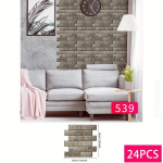 24vnt/set 3D Sienų Plytelių Lipdukai, Virtuvei Voniai Kambariui., 13-24vnt/komplektas