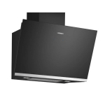 Gartraukis Siemens dekoratyvinis nuožulnus gaubtas 80cm 432m3/h juodas - LC81KAN60