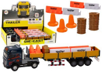 Sunkvežimis su priekaba ir priedais Lean Toys, 1 vnt.
