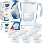 "Brita Aluna White" 2,4 l filtravimo ąsotis + "Brita Maxtra" 6 vnt. filtras