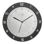 Tfa Lumoclock 60.3553.10: Radijo bangomis valdomas sieninis laikrodis su Led ap&scaron;vietimu