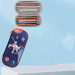 Vaiki&scaron;kas pie&scaron;tukų dėklas mokyklai, Spacewalk Navy Blue