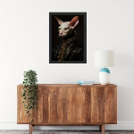 Dekoratyvinis katės plakatas, 24x32/60x80cm