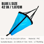 Jūrinis para&scaron;iutas valtims ir baidarėms,  Mėlynas L 106.68cm Jūrinis inkaras