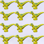 Mini dinozaurų modelių konstruktorius