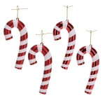 Cukranendrių Kalėdų eglutės pakabukas bauble 4vnt bauble pakabukai