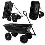 Gregman Cart 2.0 sodo vežimėlis 3in1, 75 l, 200 kg, su apvertimo ir priekabos funkcija