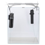 Akvariumas Aquael Optibent 70L, baltas, su įranga