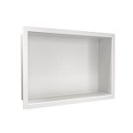 WALL-BOX ONE Balta nerūdijančio plieno ni&scaron;inė lentyna balta 30x20x10 cm