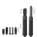 Naujas Plaukų Džiovintuvas Multi Hair Styler 5 In1 Curling Iron Hair Straightener With Hair Brush Hairdryer For Hair Dryer Hair Multi Styler_black, black
