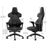 noblechairs DAWN - Black - PU Leather (Juoda PU Oda) Kėdė