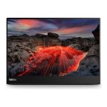 Monitorius Lenovo ThinkVision M14t jutiklinis monitorius 35,6 cm (14") 2.2K IPS LED ekranas, 2240 x 1400, juodas, 16:10