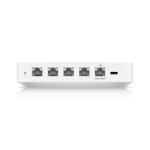 Ubiquiti UniFi Cloud Gateway Ultra, Didelio na&scaron;umo debesų mar&scaron;rutizatorius su 1x WAN ir 4x LAN prievadais, ARM Cortex-A53, 16GB talpa, 3GB RAM, 24 mėn. garantija, balta spalva