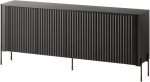 Cama VERA Komoda 190x40x80 Juoda Matinė &ndash; Moderni MDF Komoda su stalčiais