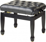 Pianino kėdutė Stagg PB85 BKP LBK (natūrali oda)
