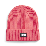 PUMA laisvalaikio kepurė moterims PUMA Ribbed Classic Cuff Beanie Electric Pink - 02403808, rožinė