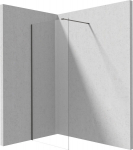 Walk-in du&scaron;o sienelė Deante Prizma, Titanium, 110x195 cm