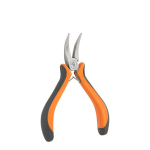 Lenktos replės Bradas MINI HOME & GARAGE, 125 mm, nikeliuotos