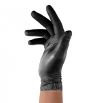 Vienkartinės darbo pir&scaron;tinės Bradas DIAMOND, juodos, XL dydis, 9-10, 50 vnt.