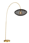 Lucide Corina 03747/60/30 juoda/auksinė grindų lempa