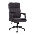 Biuro kėdė Home4you REMY Tamsiai pilka Ergonominė Ratukai 120 kg
