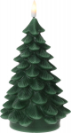 LED žvakė kalėdinė eglutė, 17 cm