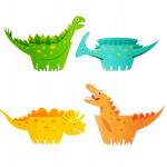 Formelės keksiukams "dinozaurai" - 8 vnt.