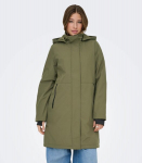 Only Moteri&scaron;ka parka, 140 g. 15363184*01, alyvuogių