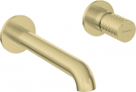 Potinkinis praustuvo mai&scaron;ytuvas Deante Silia Hexa BHS_R54L, Brushed gold