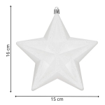 Kalėdinis dekoratyvinis žvaigždės formos papuo&scaron;imas, Springos CA1382, 15 cm