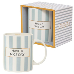 Puodelis su užra&scaron;u "have A Nice Day" - puiki dovana