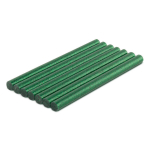 Blizgios žalios kar&scaron;tos lydalo klijavimo lazdelės Bradas, 11&times;150 mm, 7 vnt.