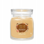 Yankee Candle Signature Glistening Leaves vidutinė kvapioji žvakė