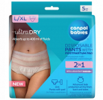 Vienkartinės sugeriančios kelnaitės Canpol Babies 2in1, L/XL, 5 vnt.