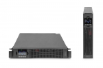 DIGITUS OnLine UPS, rack/tower, 1500VA, 1500W, LCD, 8 x C13, 1 x C19, RS-232, USB, RJ45, SNMP card (optional), relay card (optional) Digitus OnLine UPS OnLine UPS Modul, 1500VA/1500W 1500 VA 1500 W