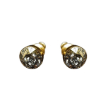 Auskarai moterims DiamondSky &bdquo;Classic (Gold Patina)&ldquo; su Swarovski kristalais