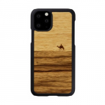 Man & Wood M8117B medinis dėklas skirtas Apple iPhone 11 Pro &ndash; rudas