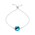 Sidabrinė apyrankė moterims DiamondSky "Glare (Bermuda Blue)", Liugs&otilde;lm