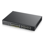 Komutatorius - Zyxel GS1900-24EP Valdomas Gigabit Ethernet PoE