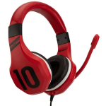 Subsonic SA5582-2 žaidimų ausinės Football Red &ndash; ant ausų dedamos 3,5 mm ausinės su lanksčiu mikrofonu