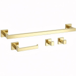 Vonios Kambario Kabliukų Komplektas REA Rio Gold 57X8,5X5Cm