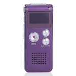 Hi-Res balso įra&scaron;ytuvas, 8GB, iki 580 val. įra&scaron;ų, violetinis