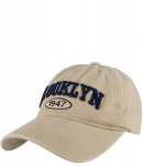 Medvilninė vintage sunaikinta reguliuojama unisex siuvinėta BROOKLYN beisbolo kepuraitė 20288-uniw, unisize
