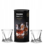 Bohemia Prestige Quadro 2x340ml stiklinės viskiui