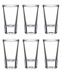 Stiklinės degtinei ir likeriui "salute" 28ml, 6 vnt.